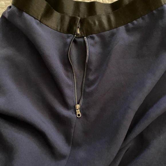 3.1 Phillip Lim Navy Blue Asymmetrical Skirt - Picture 6 of 9